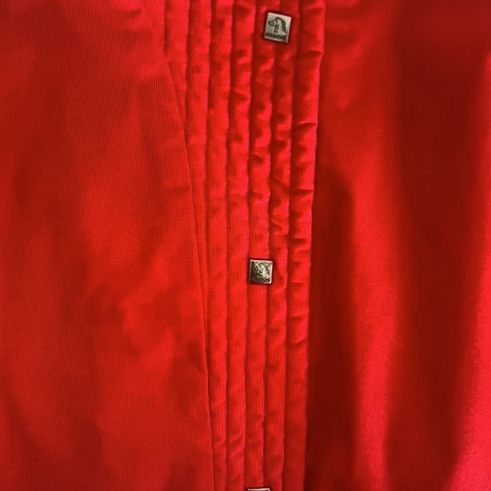 Red Button-Up Jacket - Picture 2 of 4